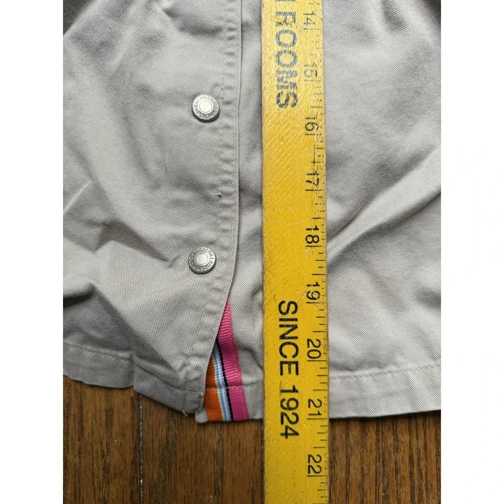 Ralph Lauren Girls Jumper Dress 4T Full Button Front Toddler Beige Cotton EUC!